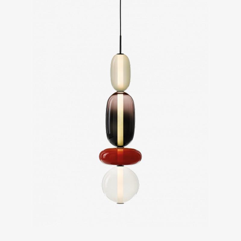 Daelen hanglamp van glas en acryl