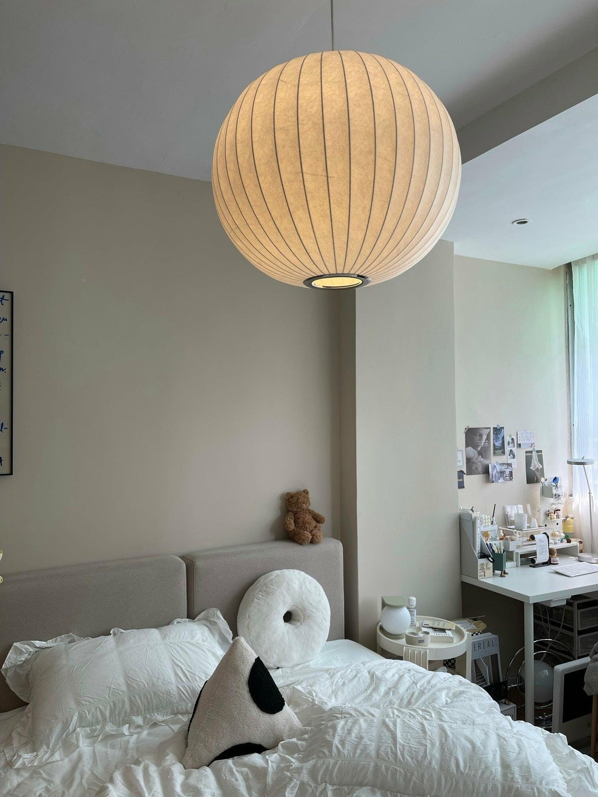 Nebula Bubble Mulberry Silk hanglamp