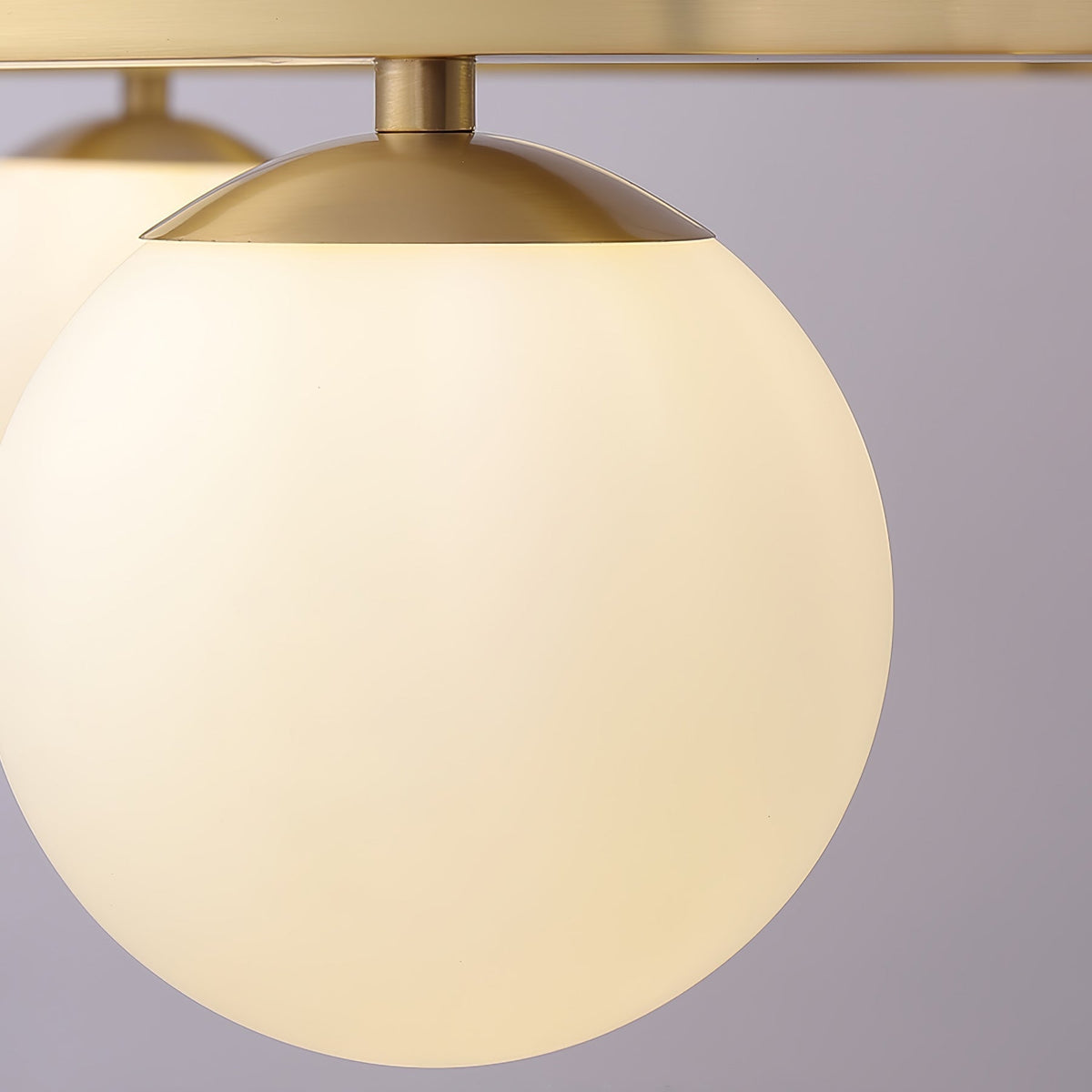 Aben Kroonluchter met messing Ring en bollen