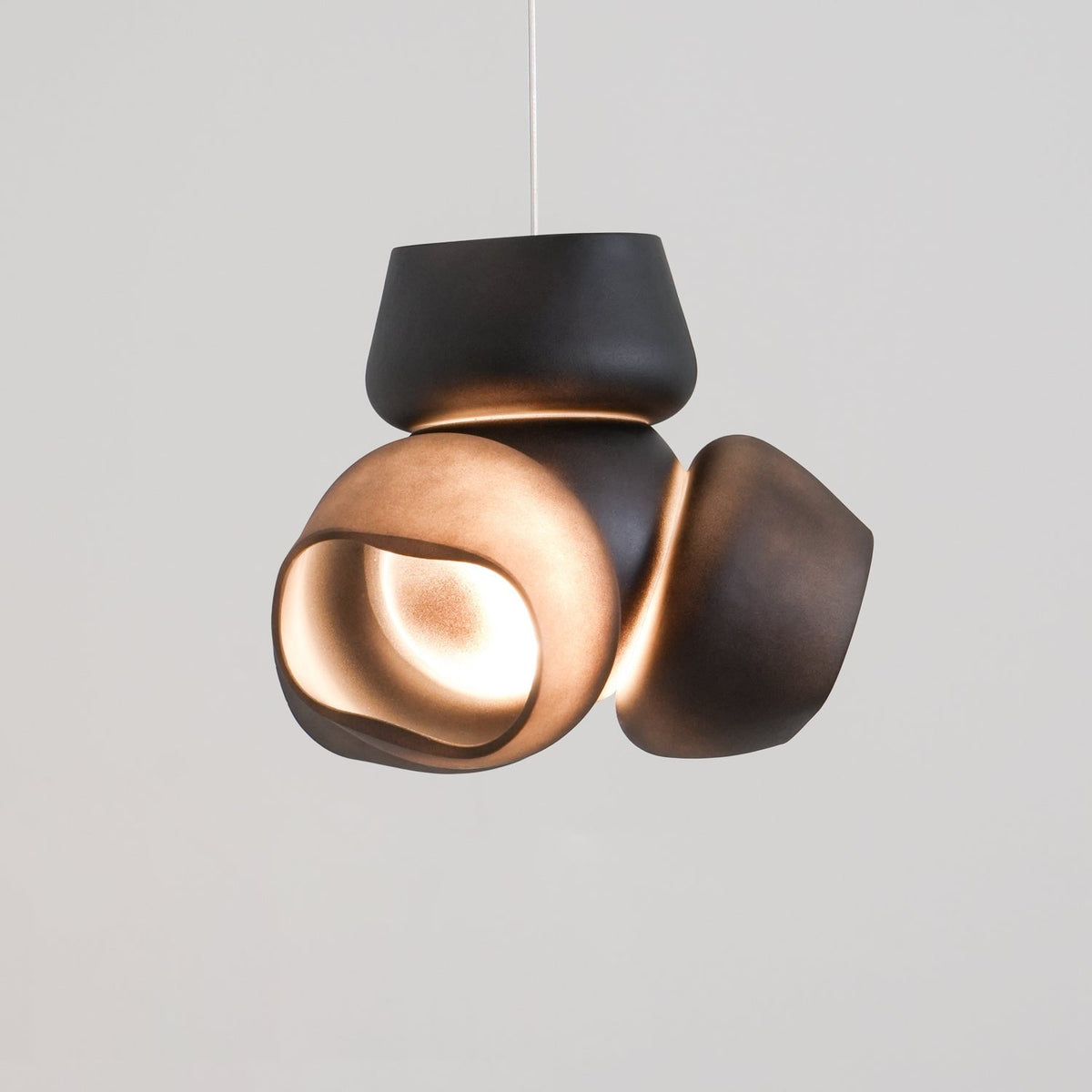 Ursa Bubbles Cluster glas hanglamp