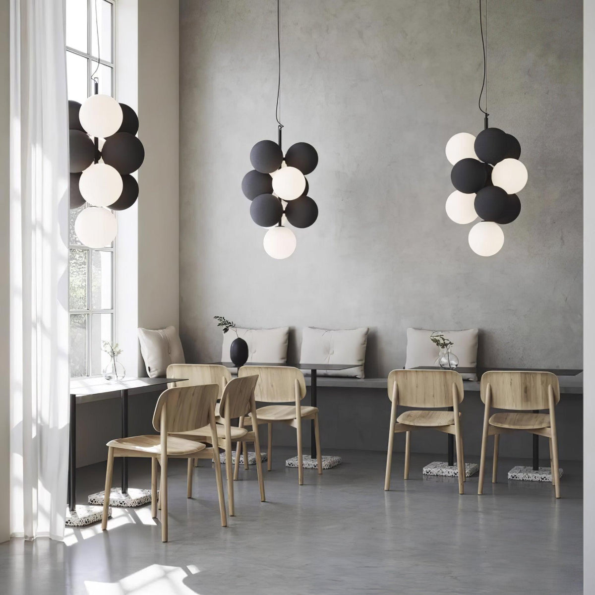 Blanor Industriële artistieke hanglamp