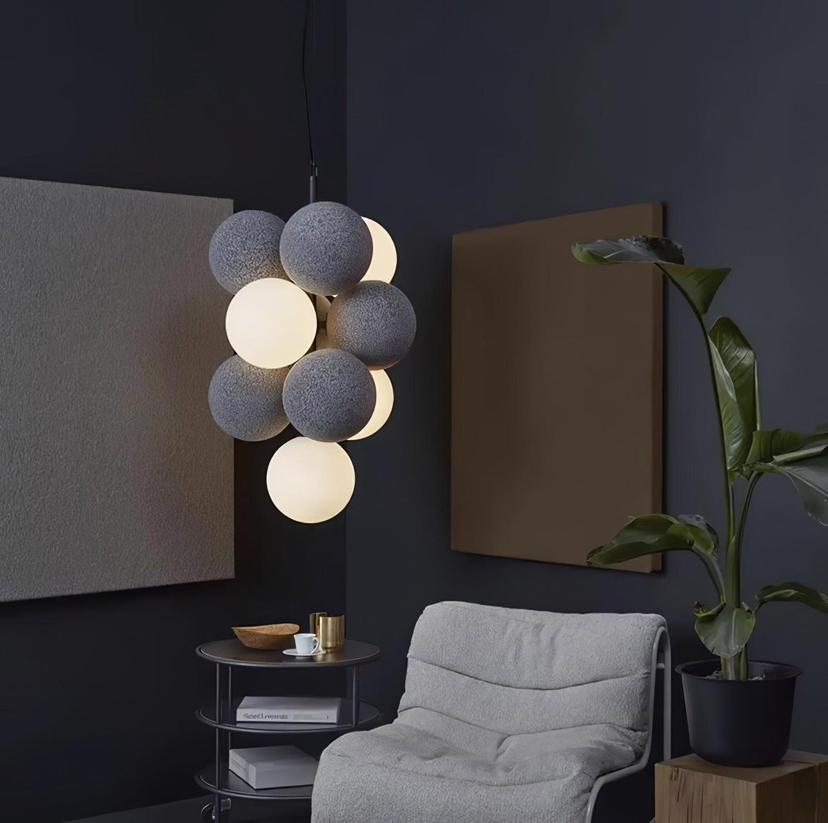 Blanor Industriële artistieke hanglamp