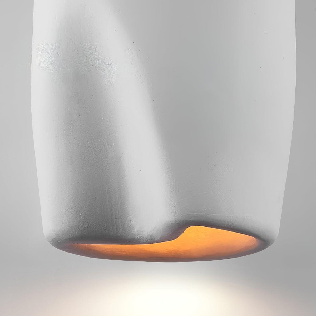 Nuo hanglamp Plaster Ronde Koepel Wabi Sabi