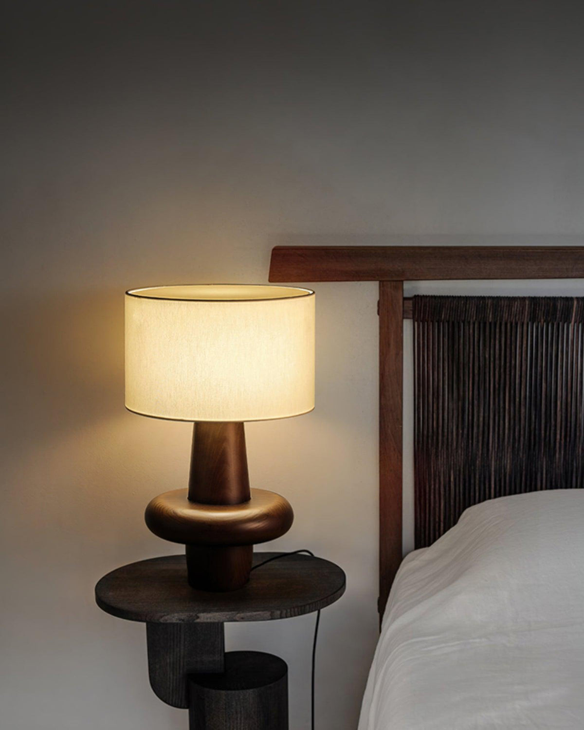 Ring minimalistisch Houten tafellamp