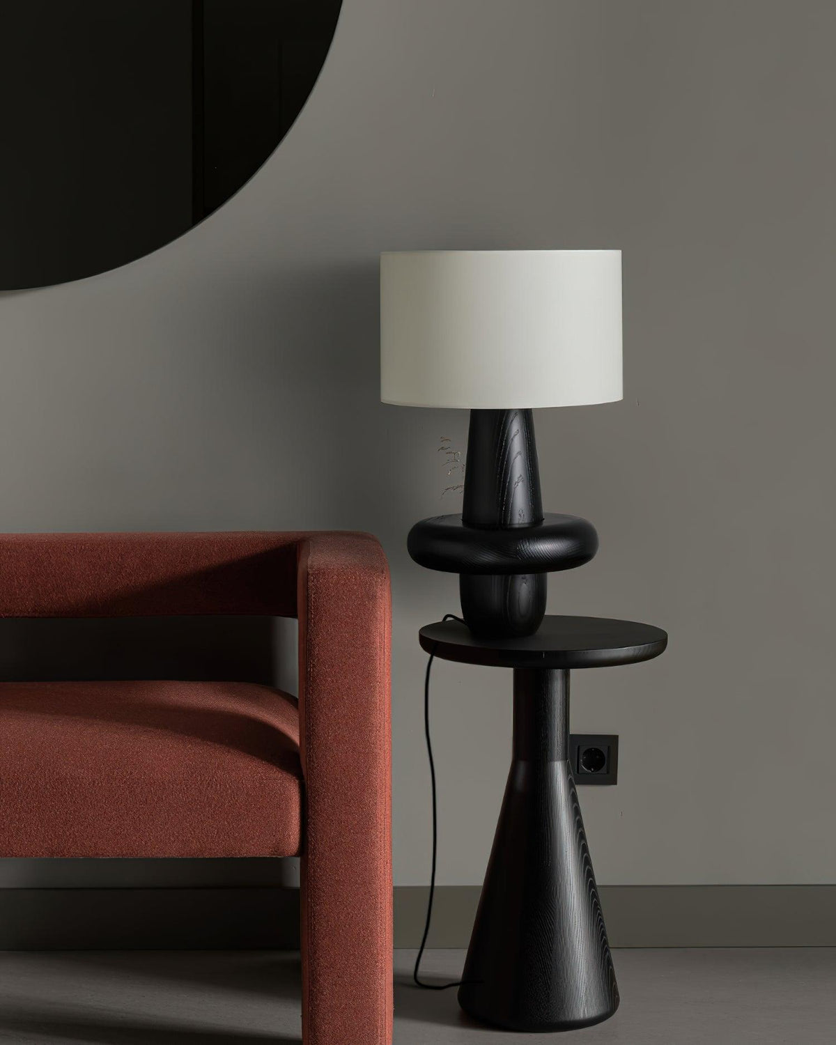 Ring minimalistisch Houten tafellamp