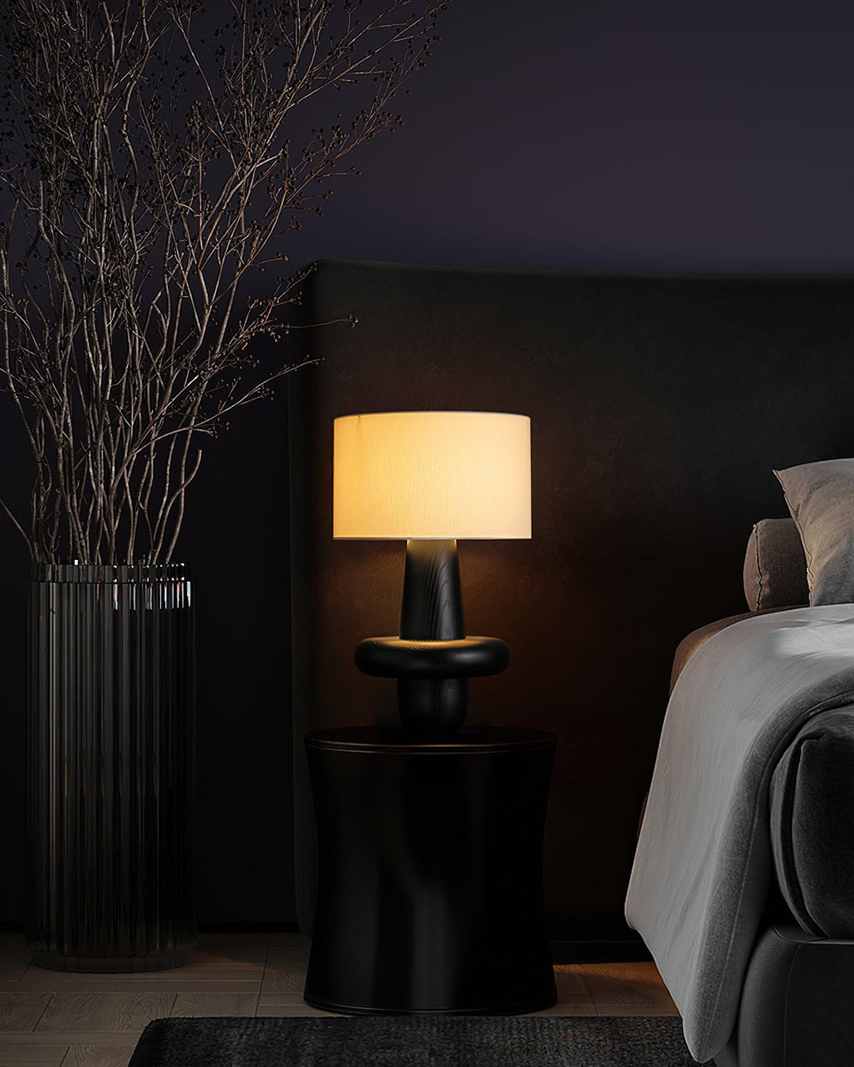 Ring minimalistisch Houten tafellamp