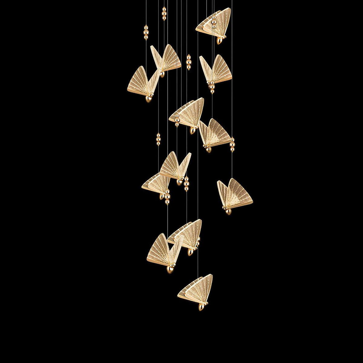 Elaaneria Moderne hanglamp met vleugelvorm