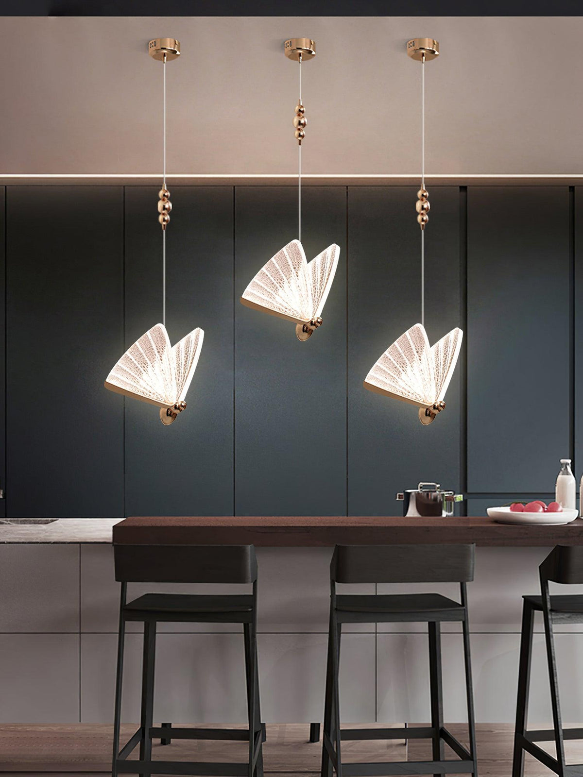 Elaaneria Moderne hanglamp met vleugelvorm