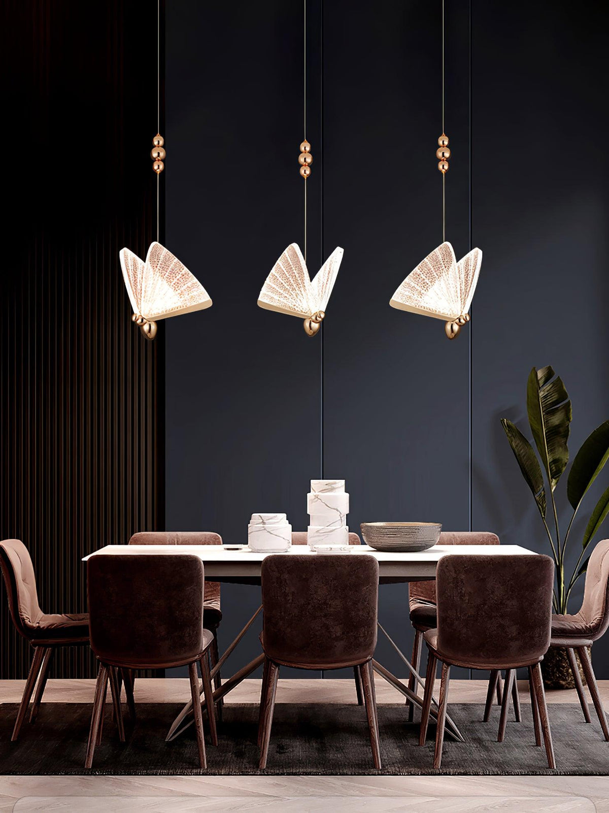 Elaaneria Moderne hanglamp met vleugelvorm