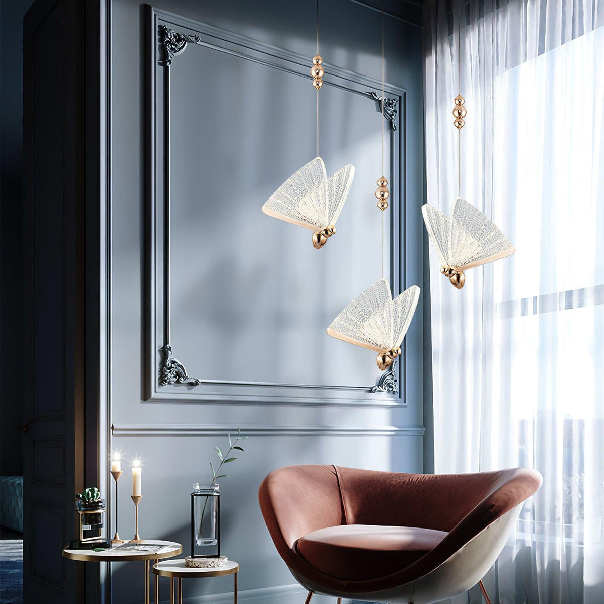 Elaaneria Moderne hanglamp met vleugelvorm
