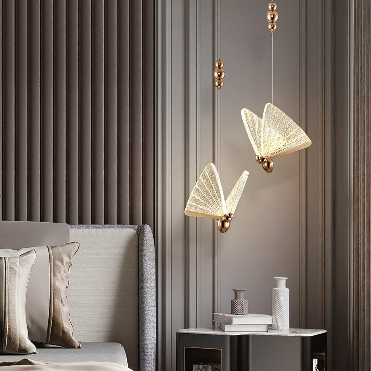 Elaaneria Moderne hanglamp met vleugelvorm
