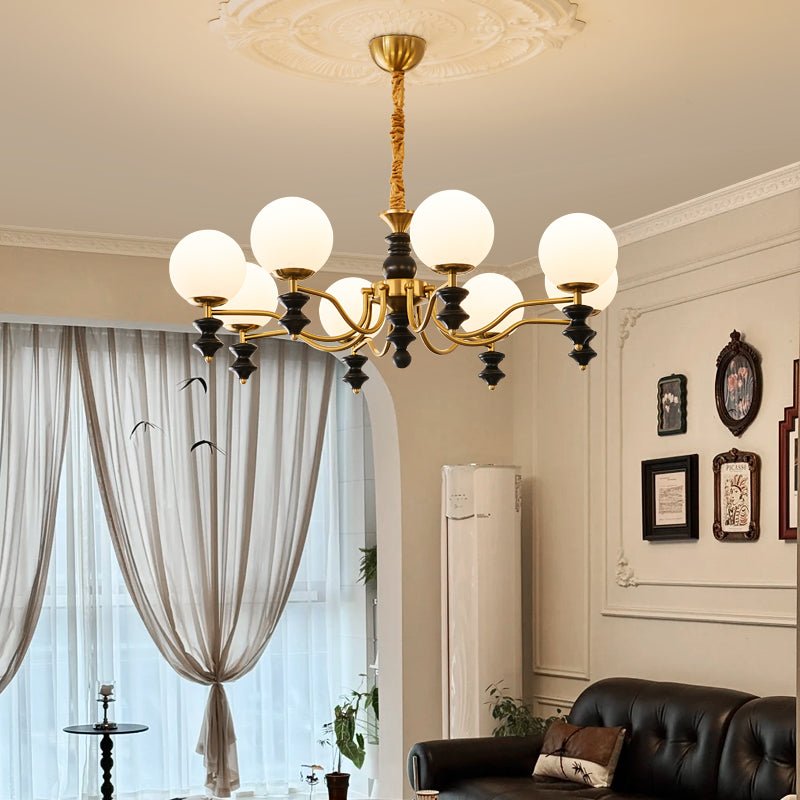 Ordore Traditionele Elegantie Vintage Houten Kroonluchter