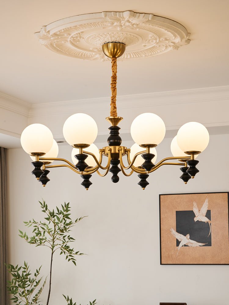 Ordore Traditionele Elegantie Vintage Houten Kroonluchter