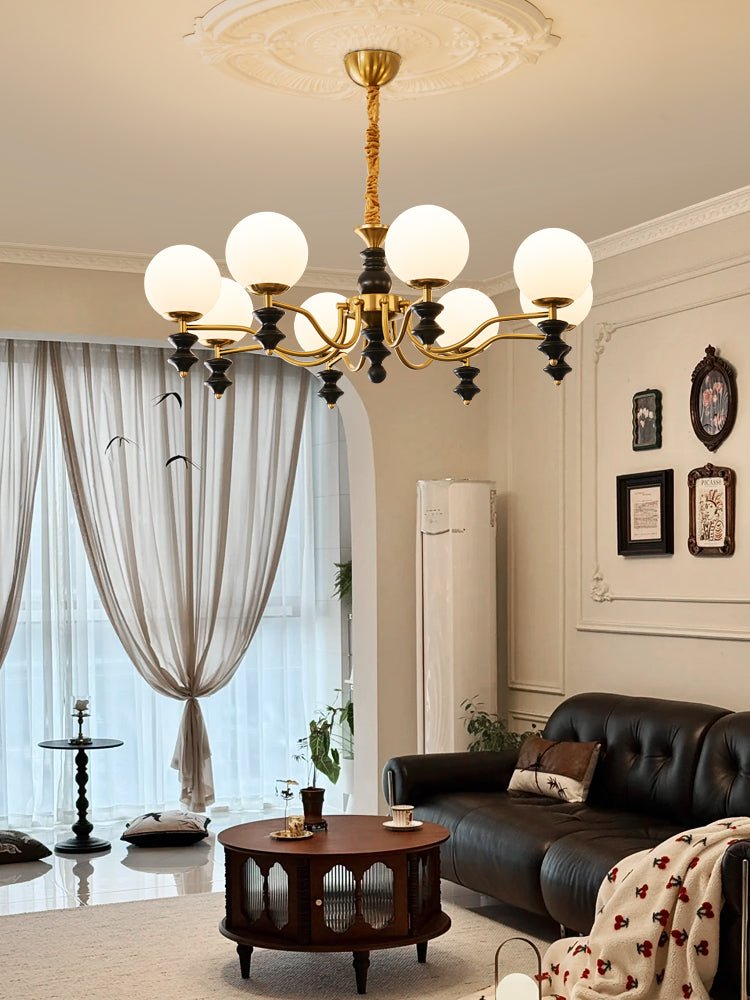 Ordore Traditionele Elegantie Vintage Houten Kroonluchter