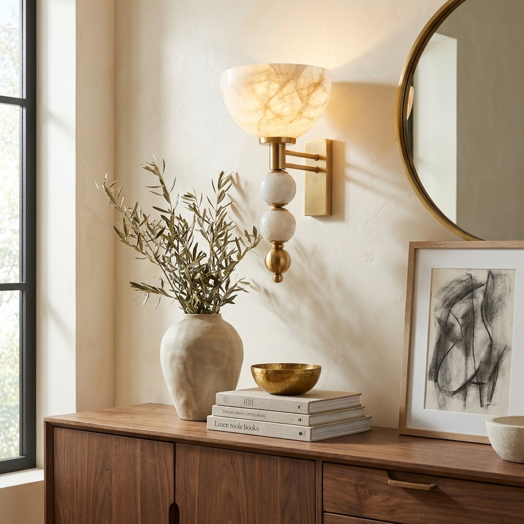Loxhurst Albasten wandlamp