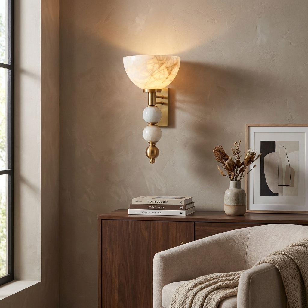 Loxhurst Albasten wandlamp