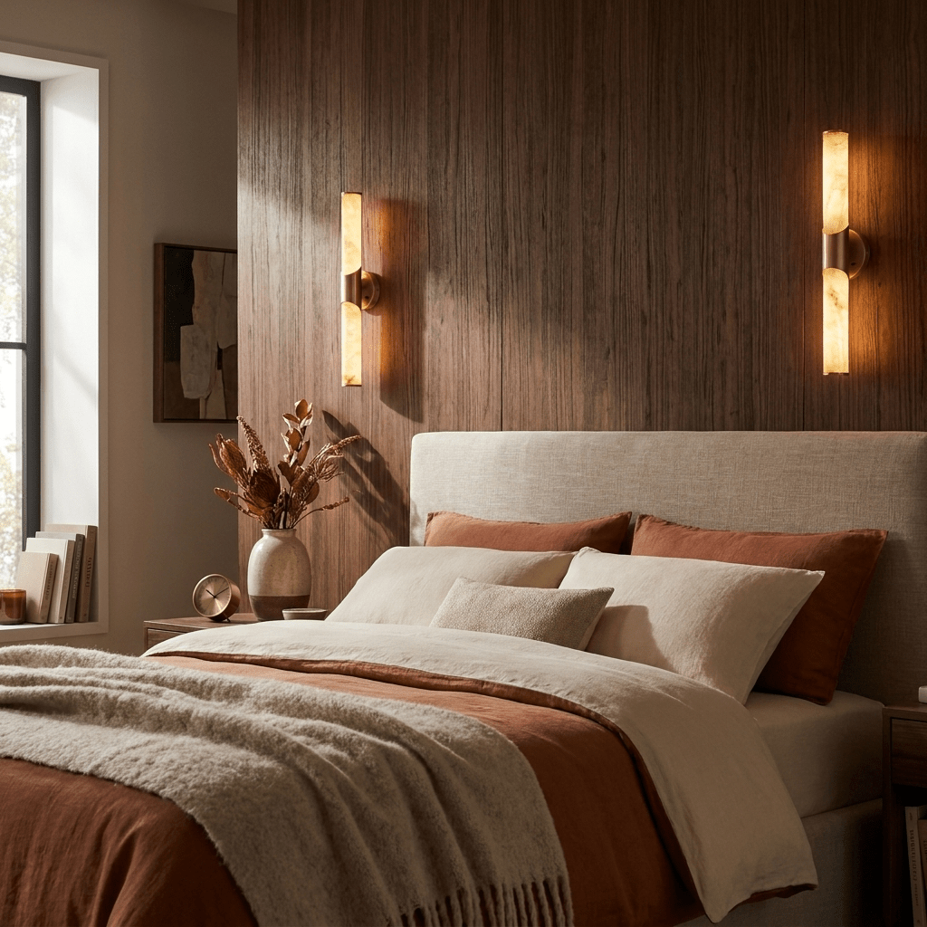 Alarisse albast Tube wandlamp