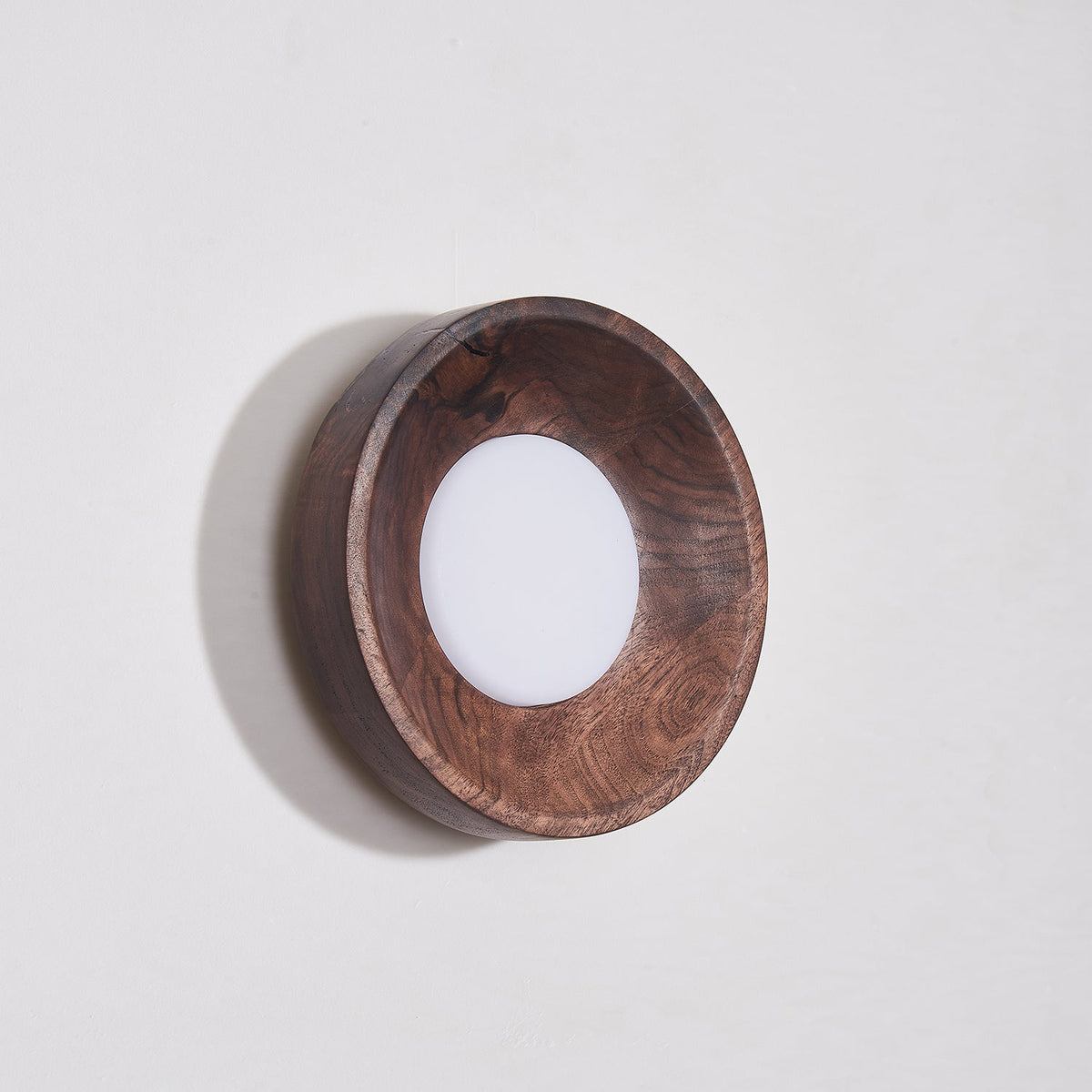 Aldaora Wandlamp Walnoot Hout Acryl