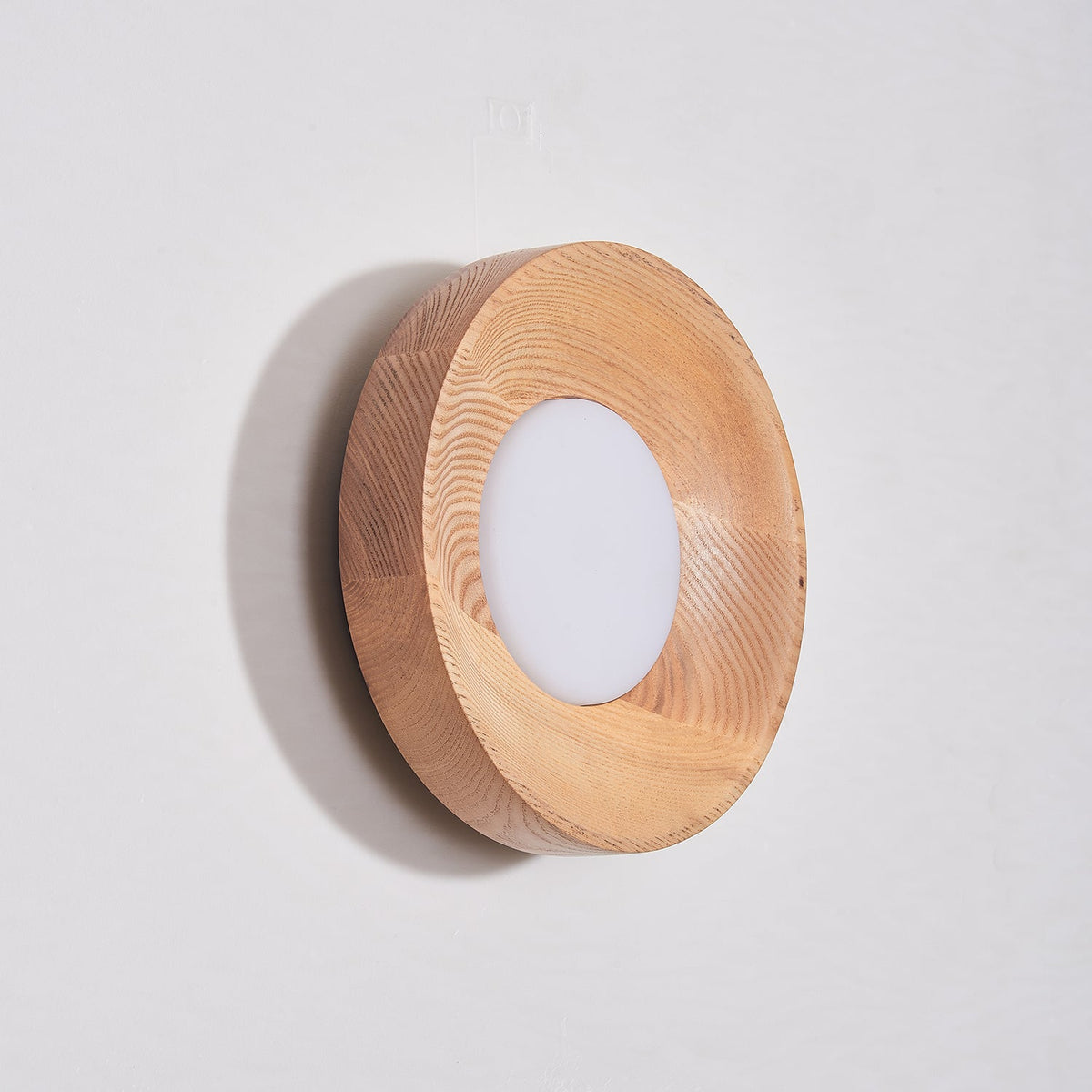 Aldaora Wandlamp Walnoot Hout Acryl