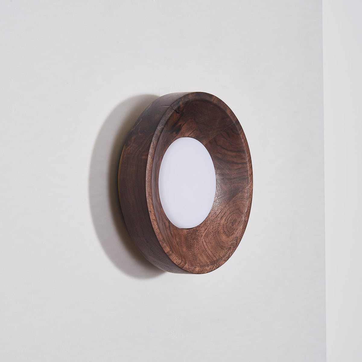 Aldaora Wandlamp Walnoot Hout Acryl