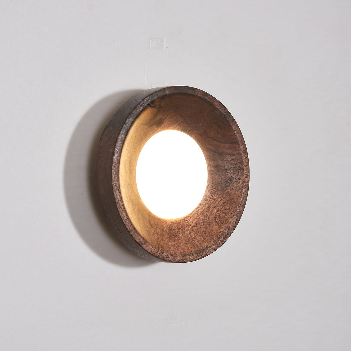 Aldaora Wandlamp Walnoot Hout Acryl