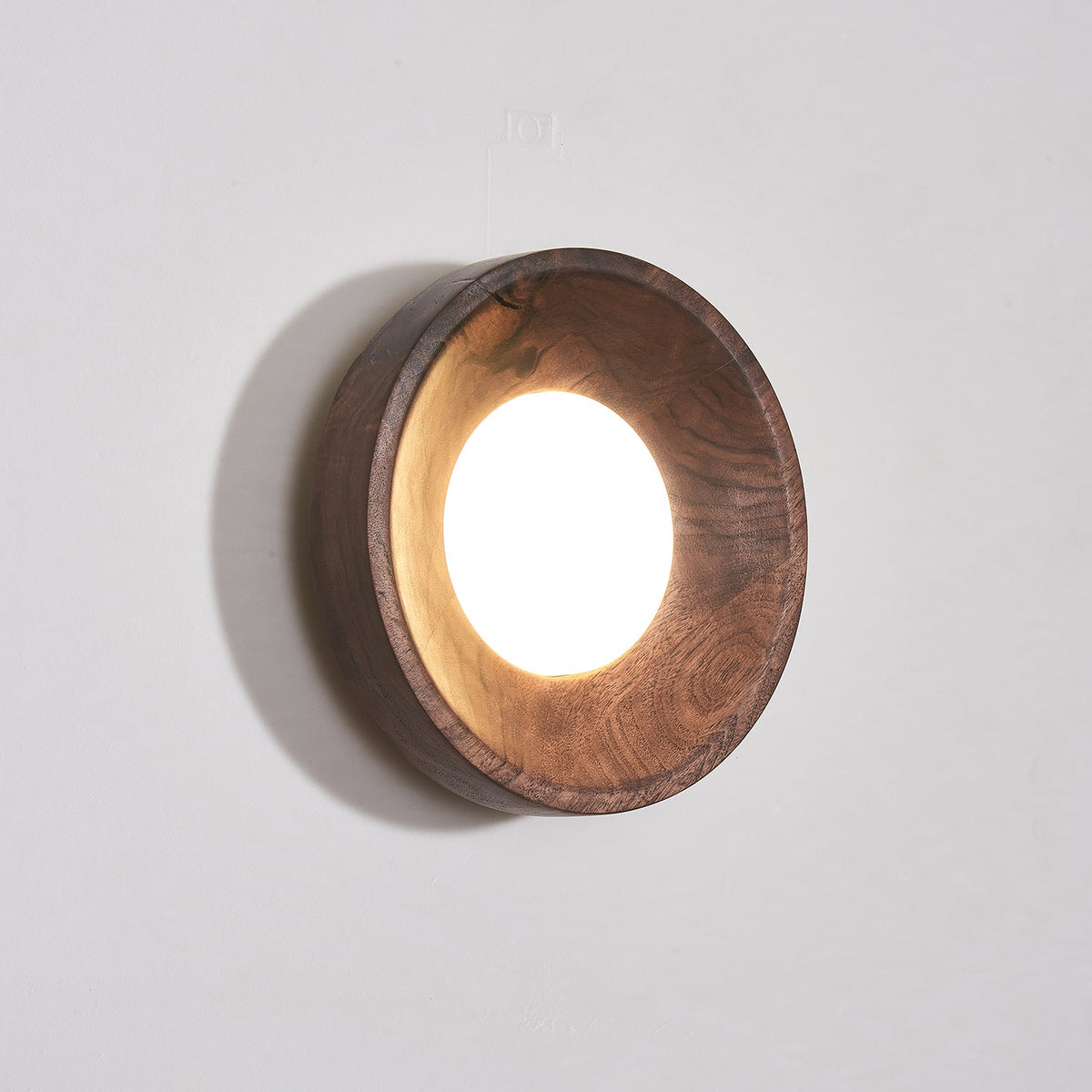 Aldaora Wandlamp Walnoot Hout Acryl