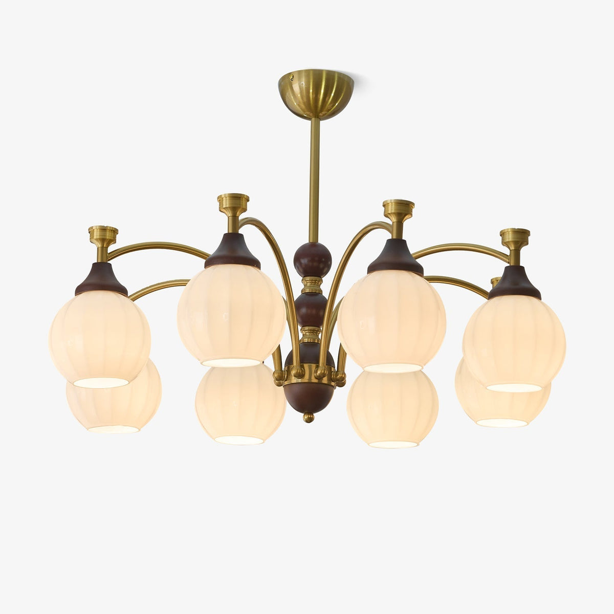 Illoros Traditionele Elegantie Houten Kroonluchter