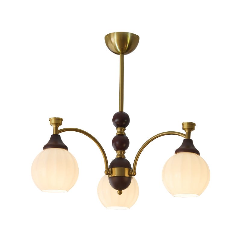 Illoros Traditionele Elegantie Houten Kroonluchter