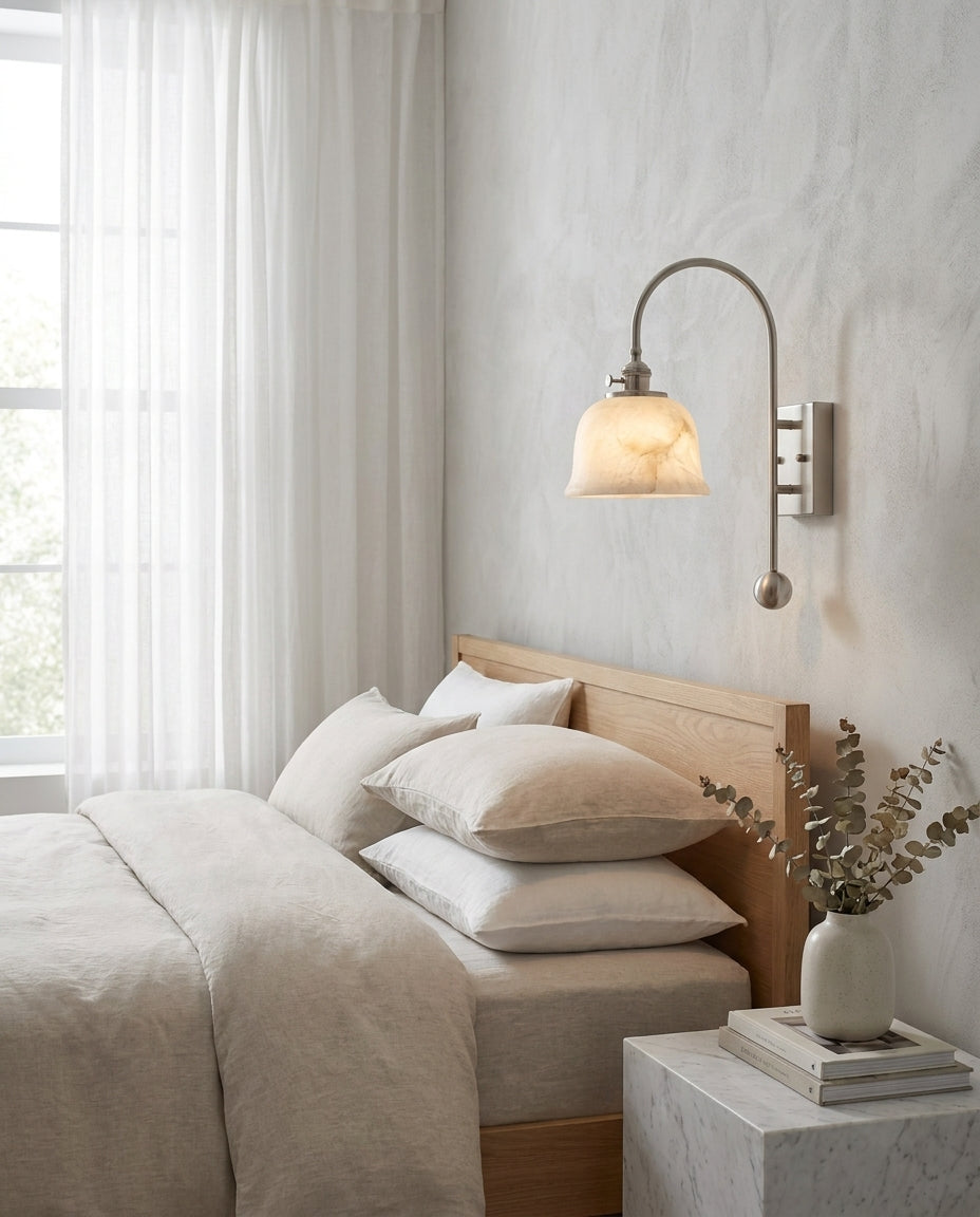 Jarrowhurst Albasten wandlamp