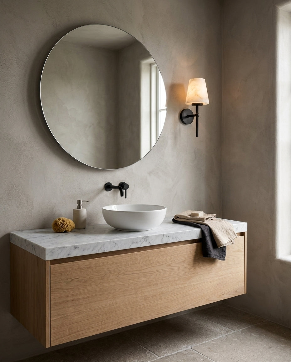 Corvenhurst Albasten wandlamp