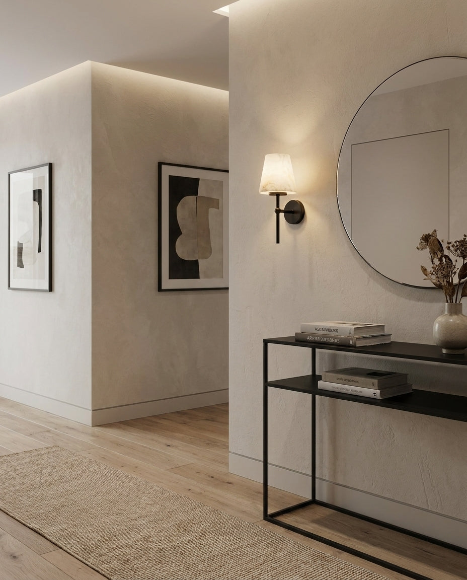 Corvenhurst Albasten wandlamp