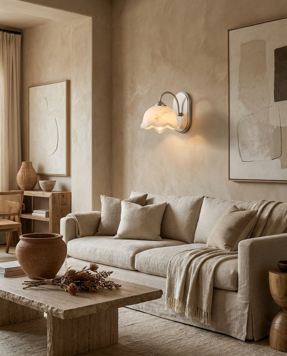 Oakenford Albasten wandlamp