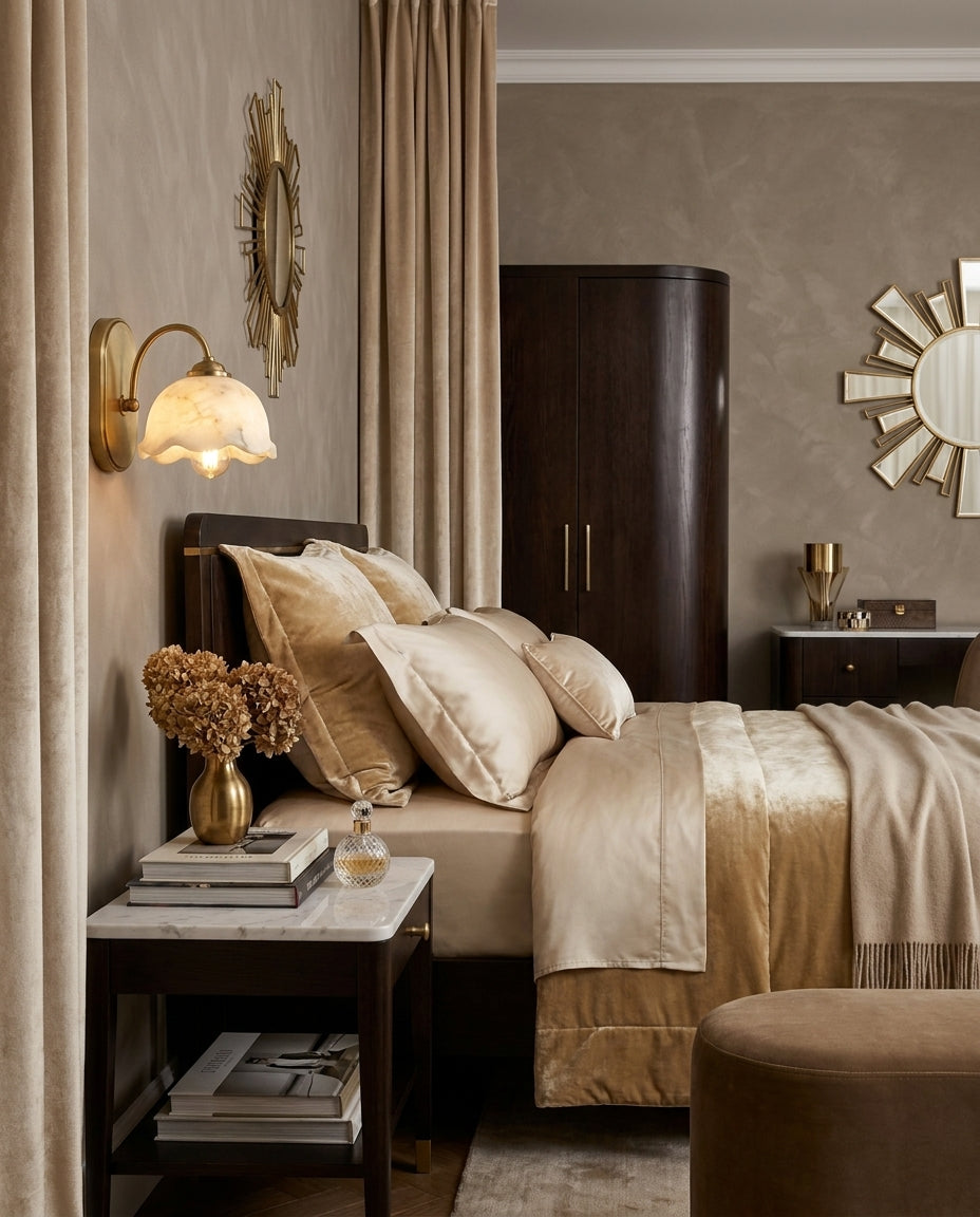 Oakenford Albasten wandlamp