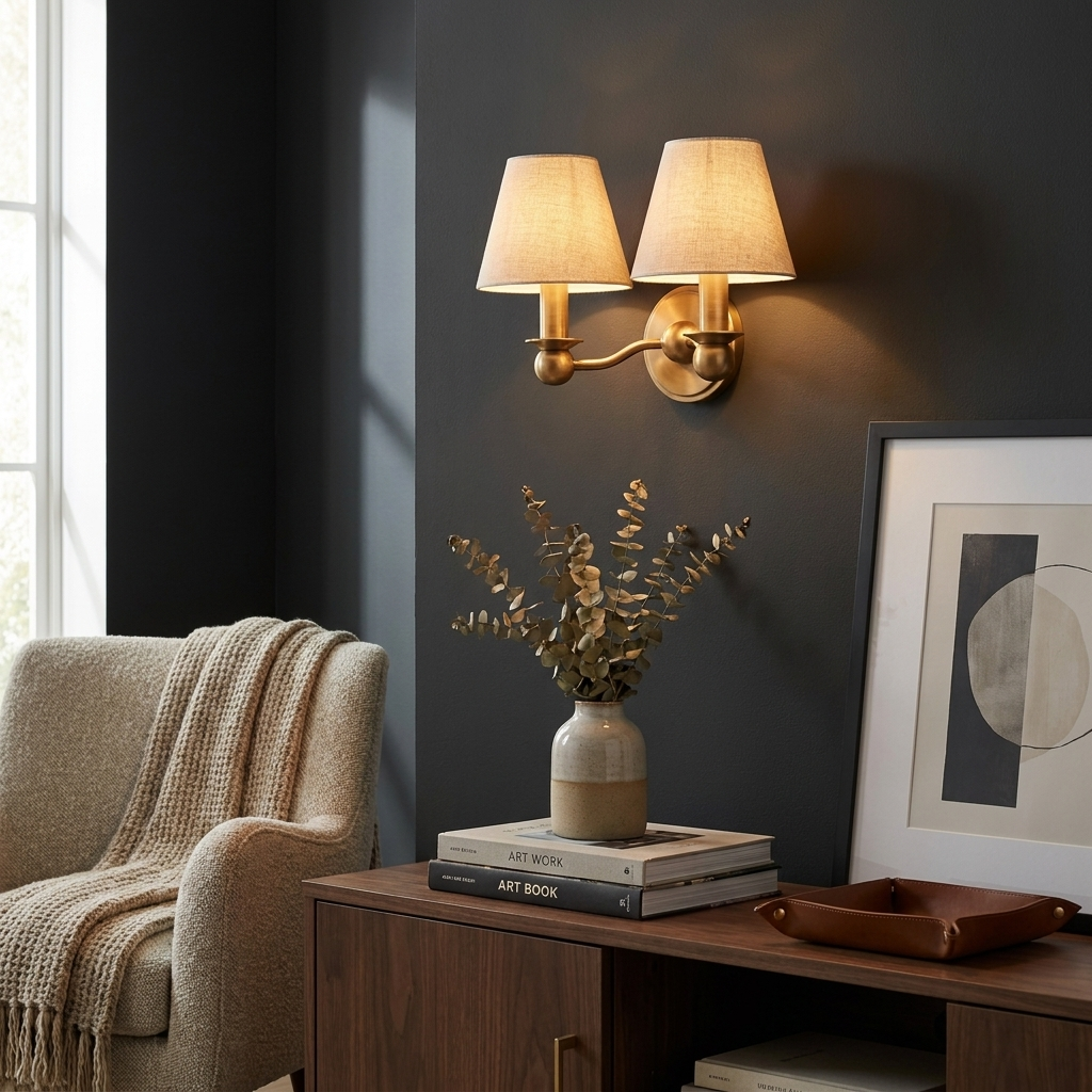 Evermont stoffen wandlamp