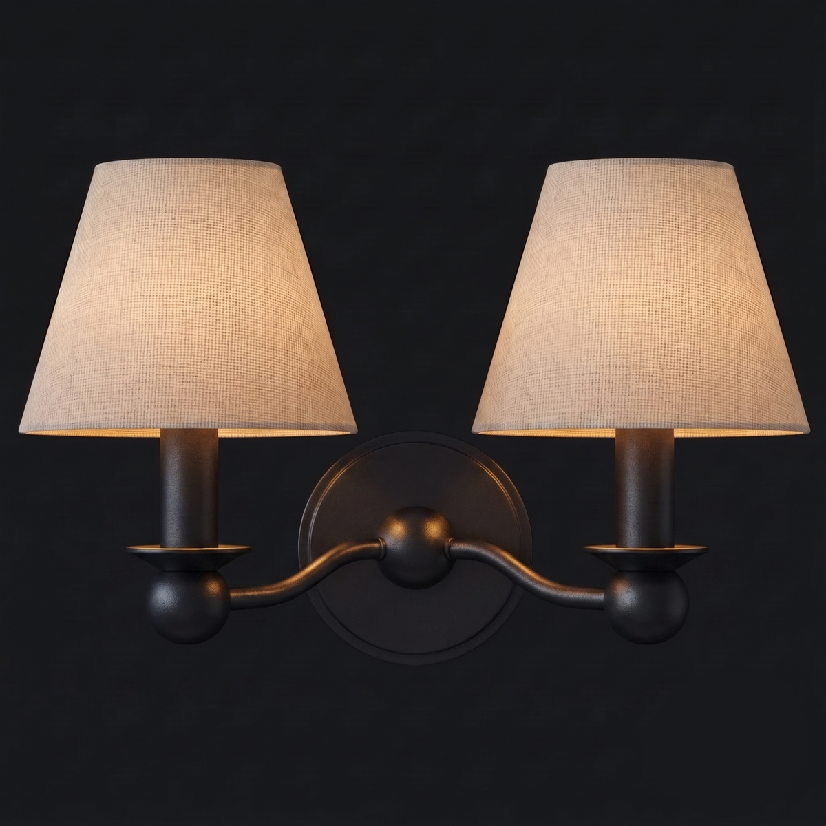 Evermont stoffen wandlamp