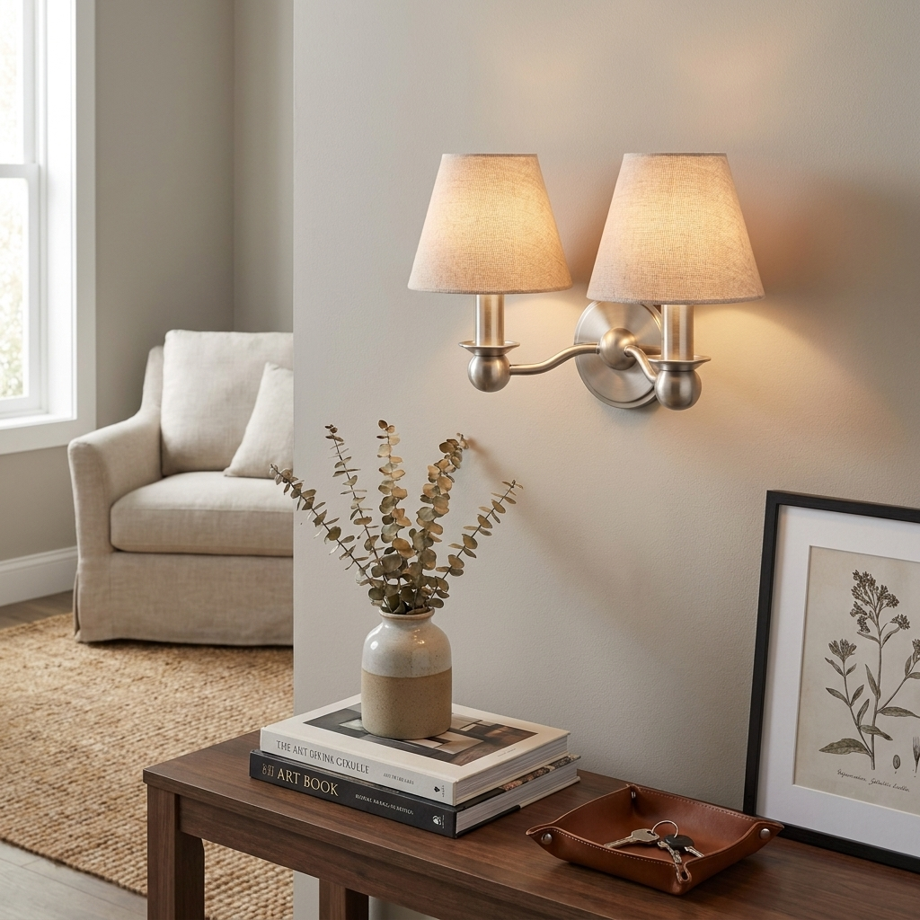 Evermont stoffen wandlamp