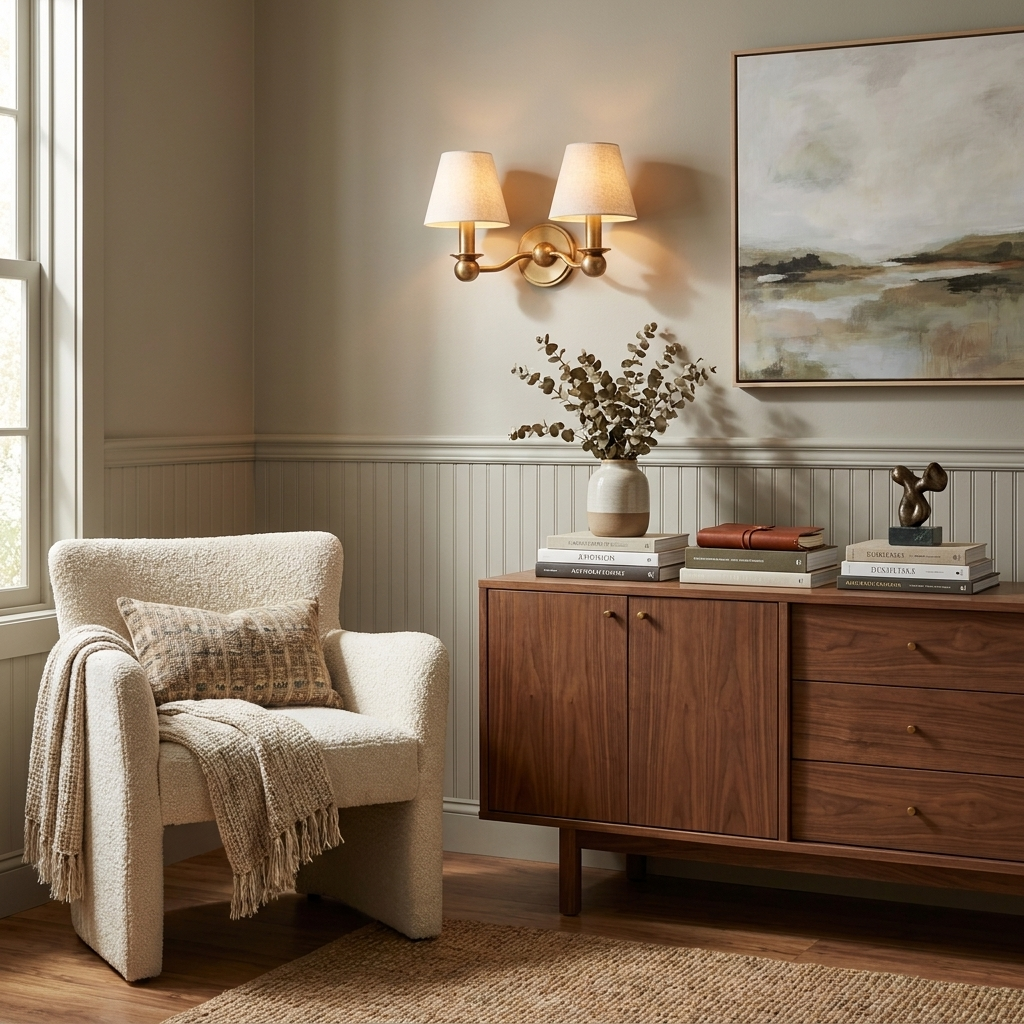 Evermont stoffen wandlamp