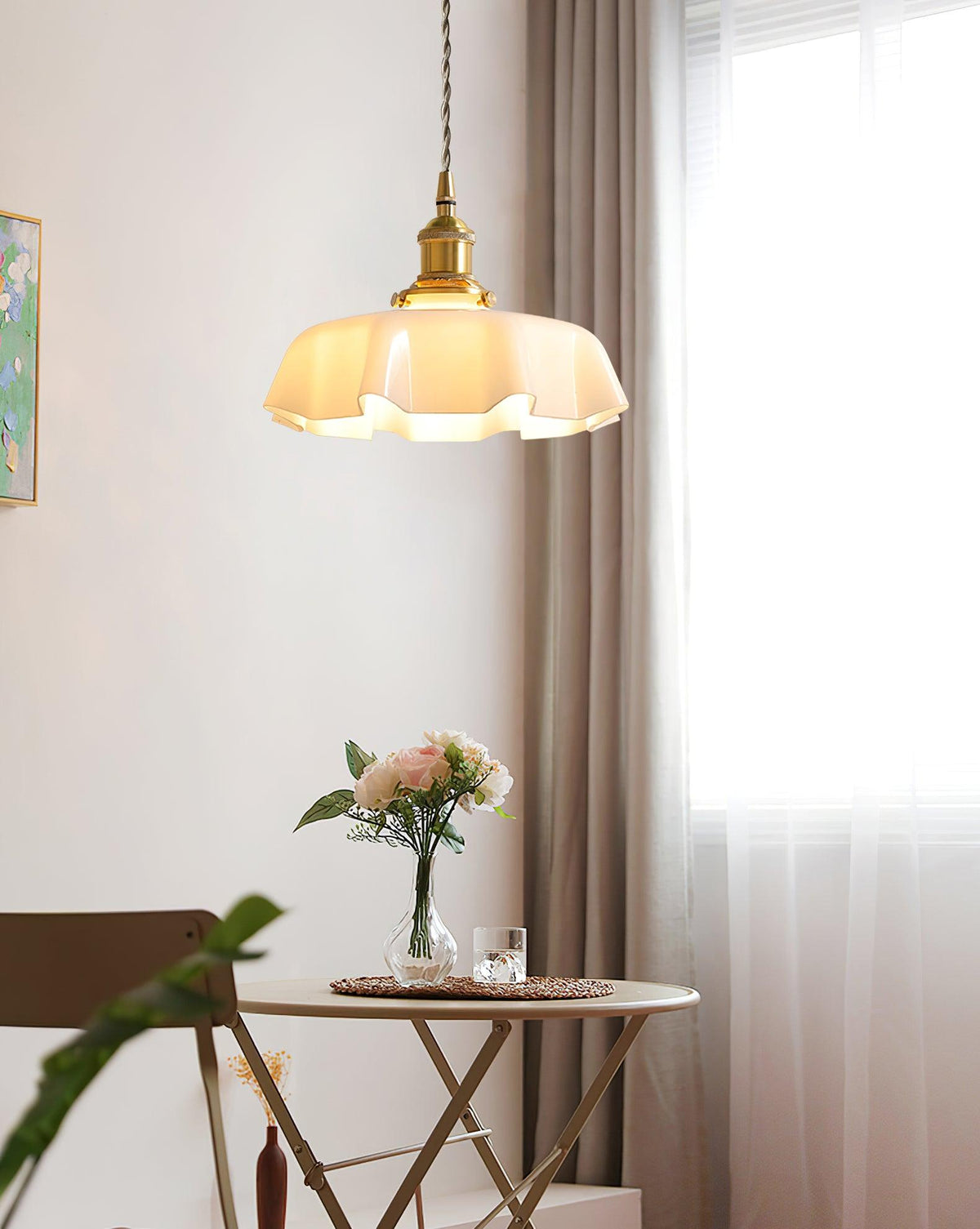 Liorivora hanglamp French Flower voor eetkamer