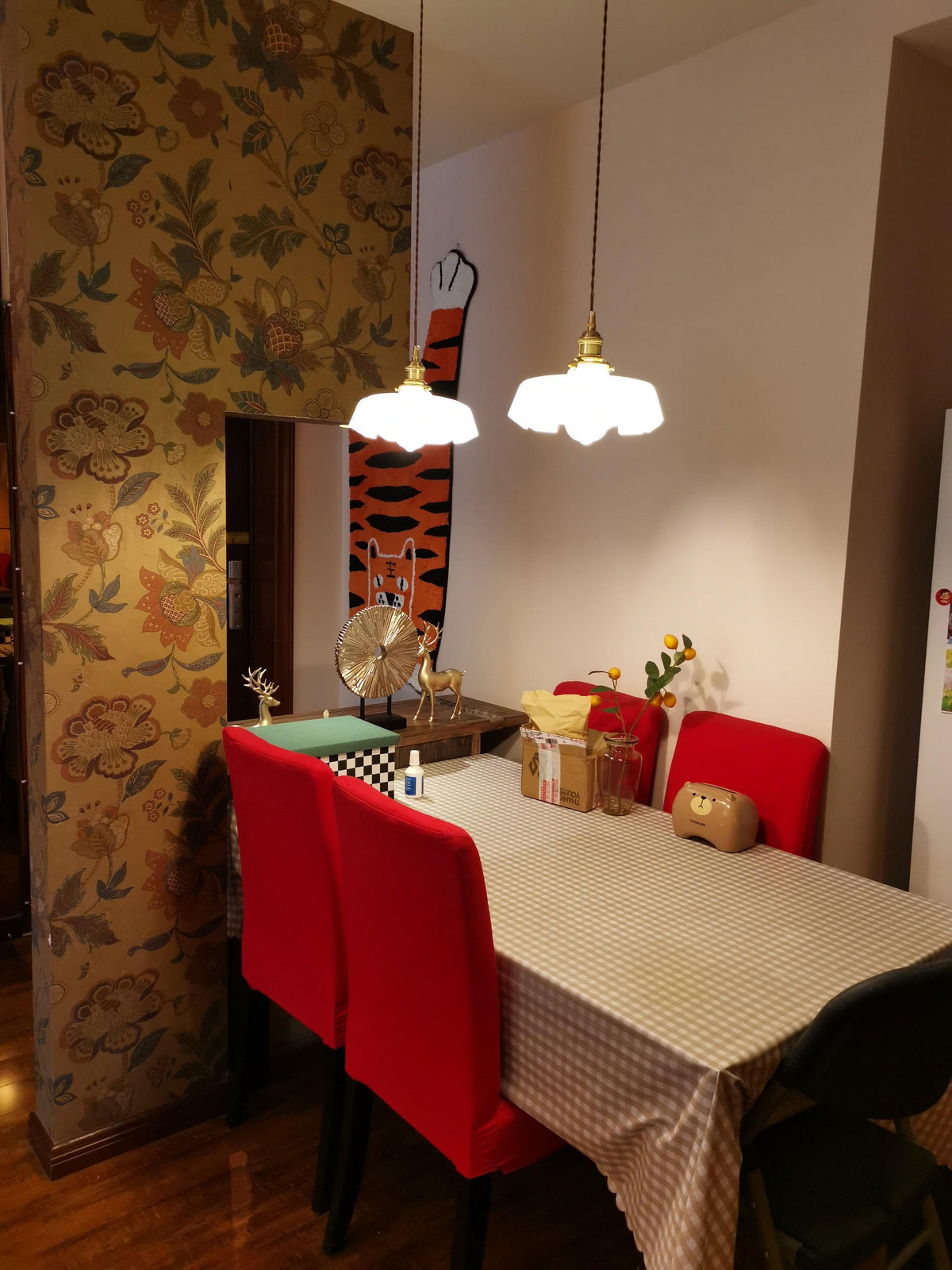 Liorivora hanglamp French Flower voor eetkamer