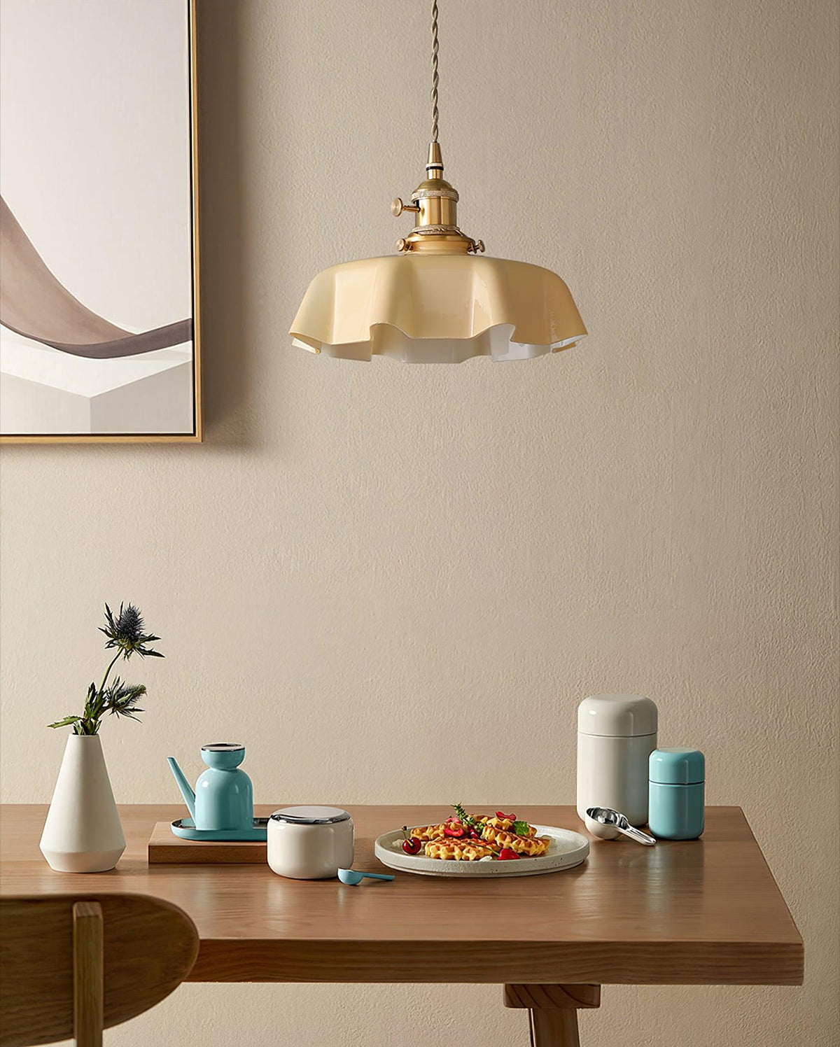 Liorivora hanglamp French Flower voor eetkamer