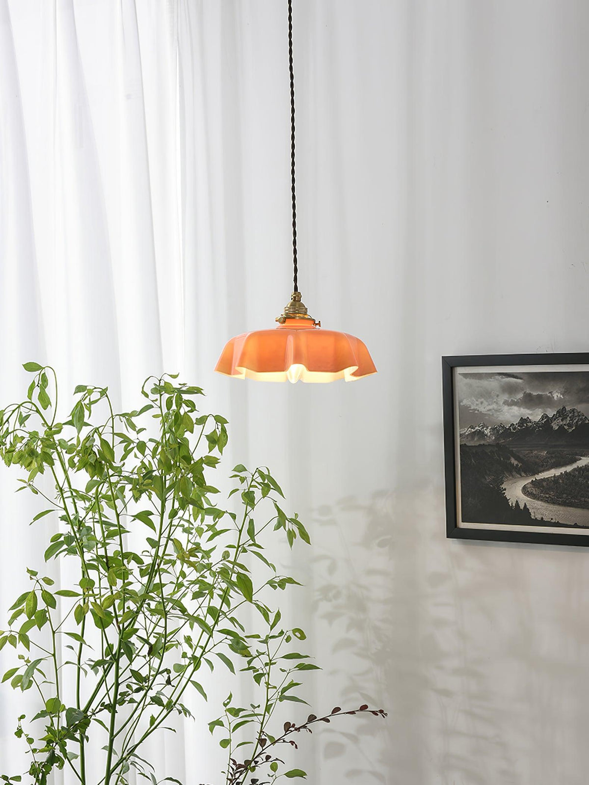 Liorivora hanglamp French Flower voor eetkamer