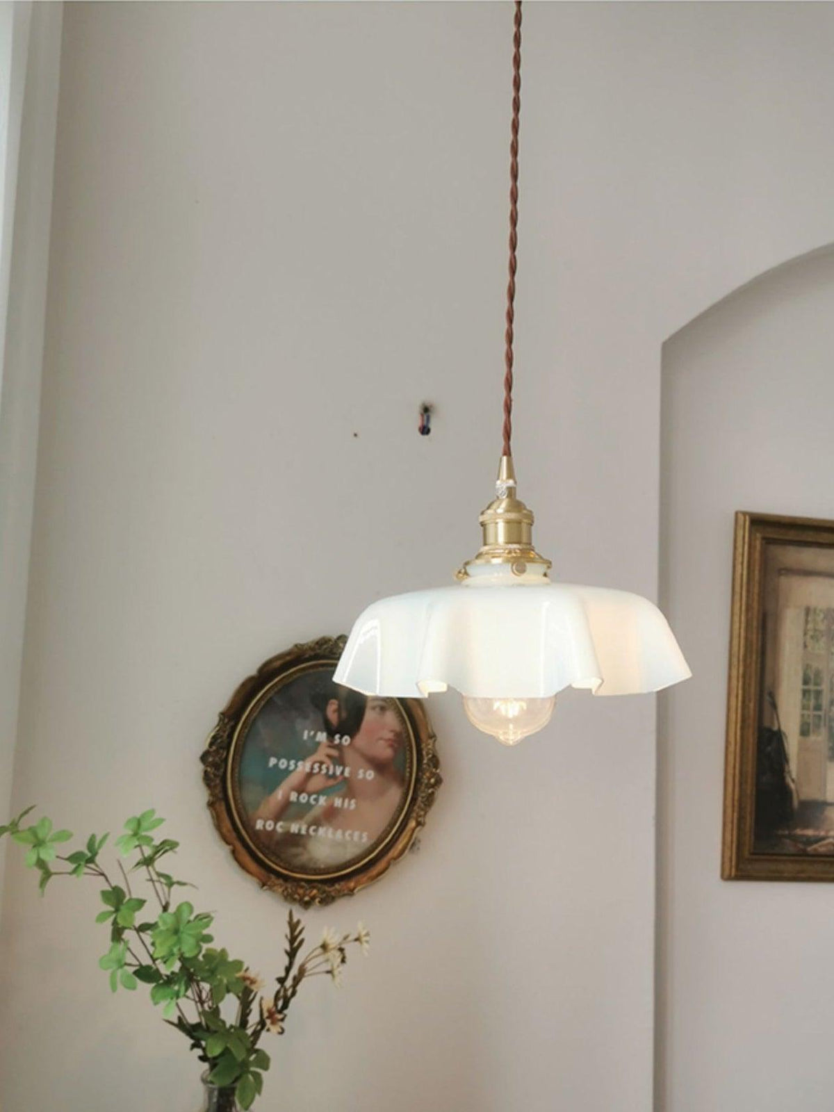 Liorivora hanglamp French Flower voor eetkamer
