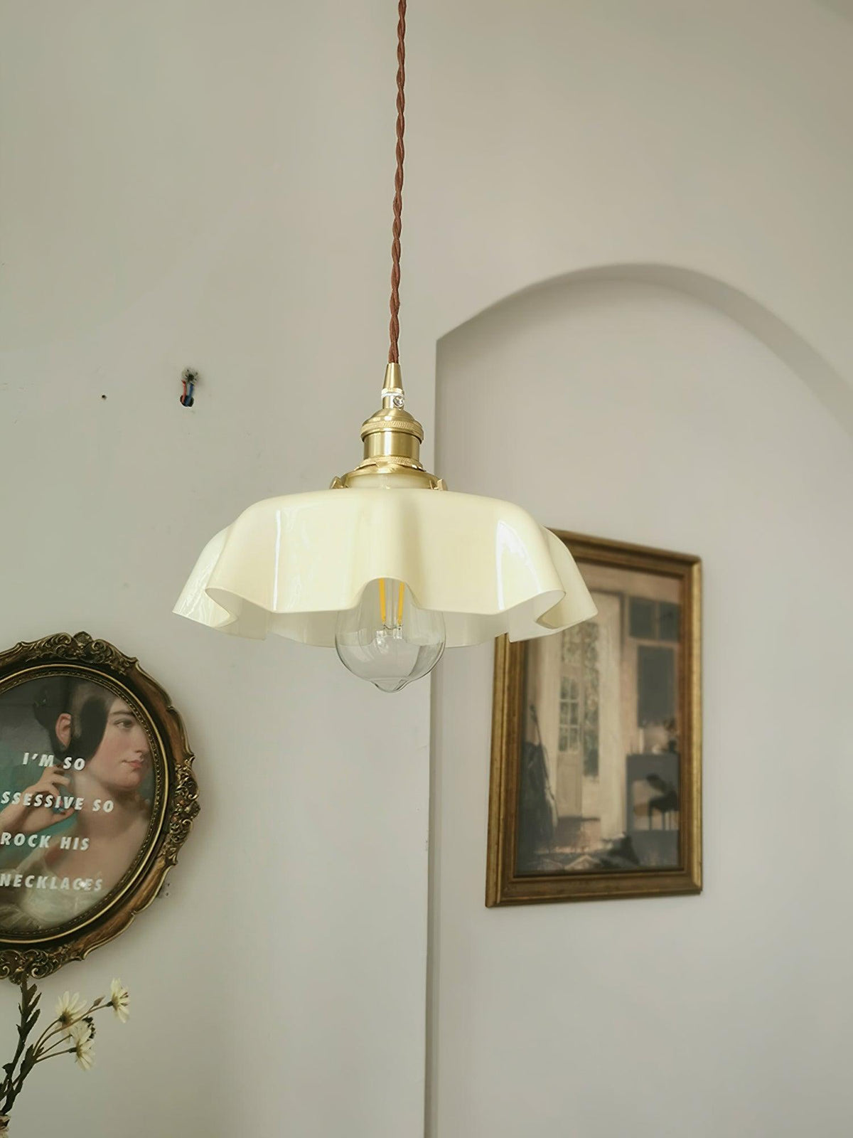 Liorivora hanglamp French Flower voor eetkamer