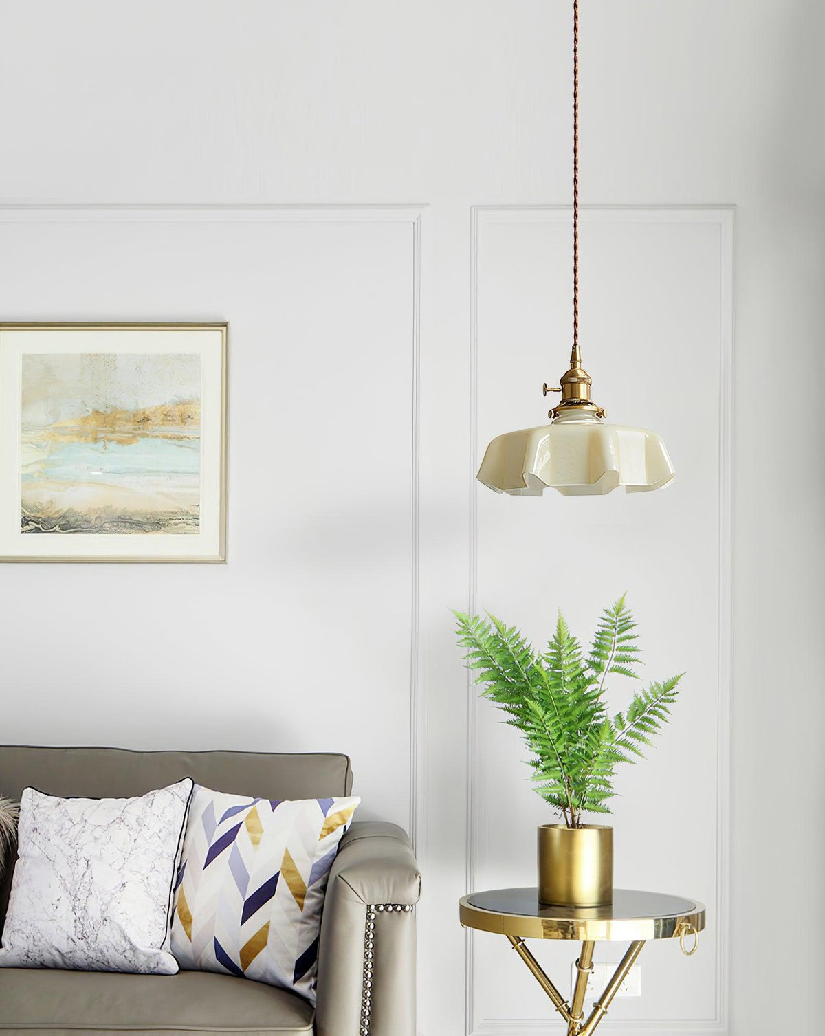 Liorivora hanglamp French Flower voor eetkamer