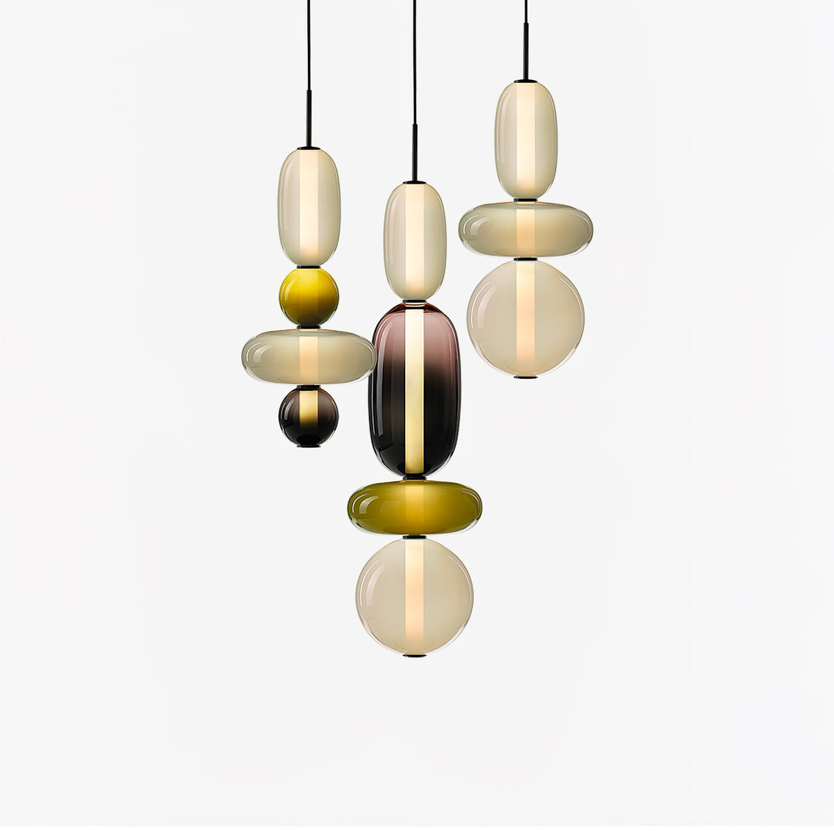 Lioraena Candied glas Cluster hanglamp