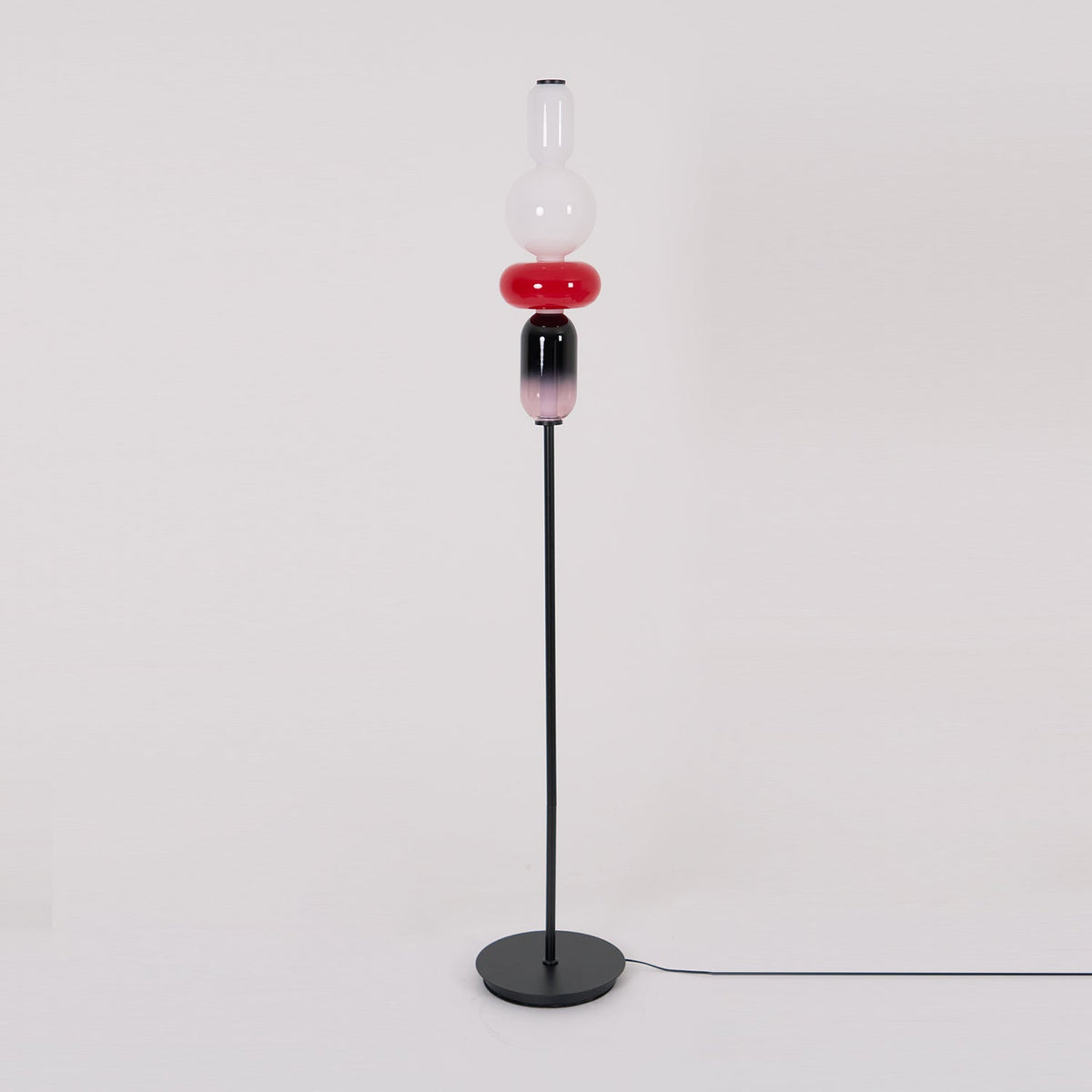 Velarelle vloerlamp met glazen bol