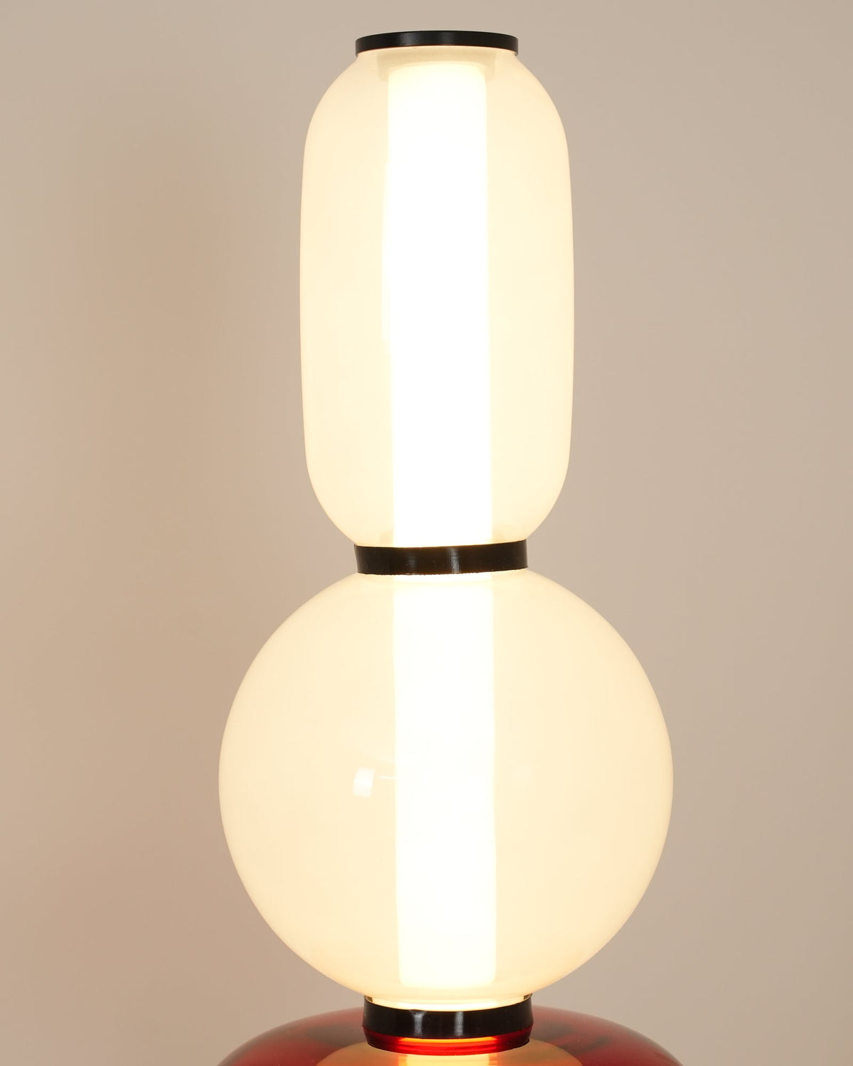 Velarelle vloerlamp met glazen bol