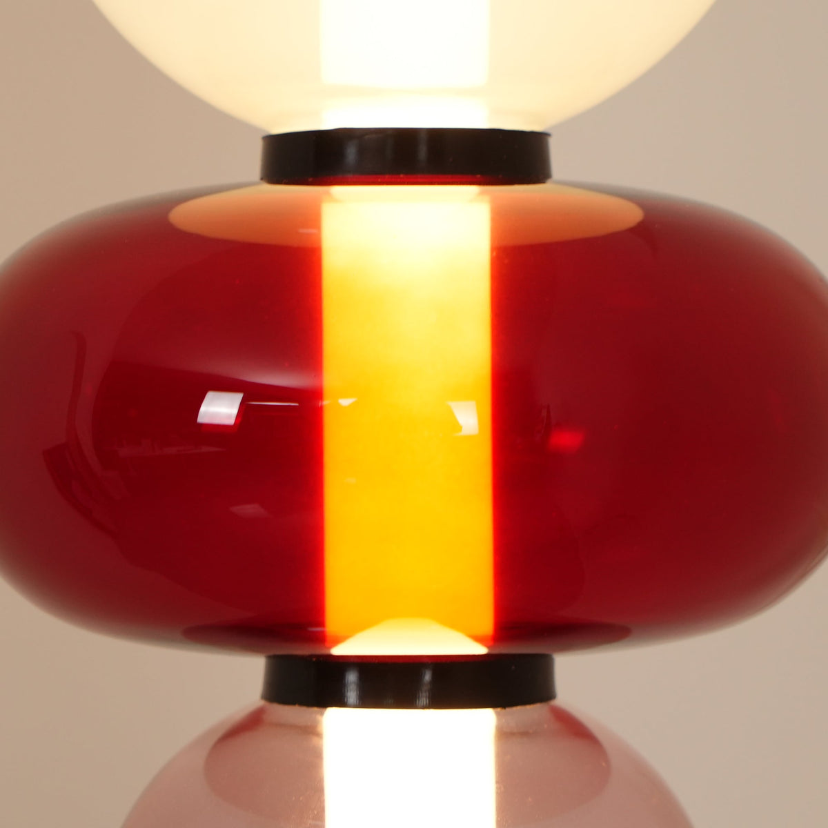 Velarelle vloerlamp met glazen bol