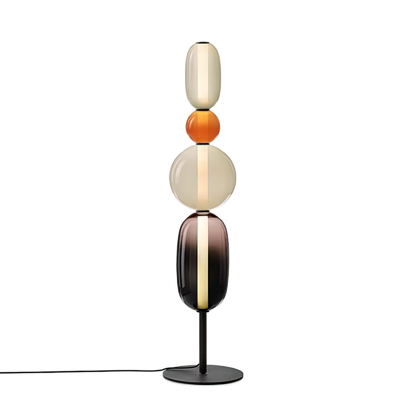 Velarelle vloerlamp met glazen bol