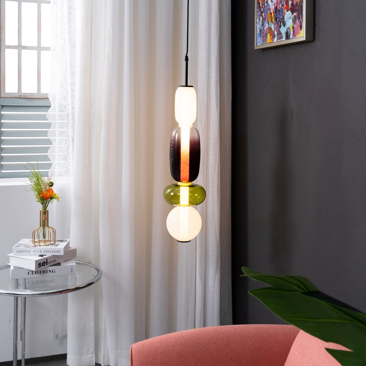 Eiriniella Candied glas hanglamp